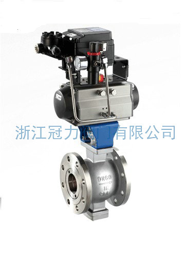 V型球閥：零部件少，使用操作方便！